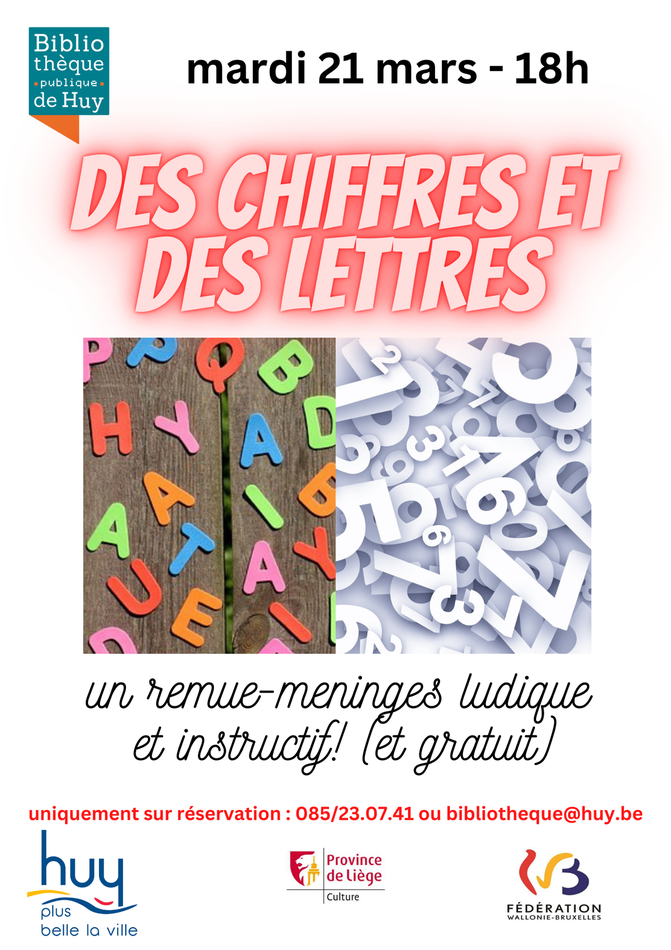 Soirée Jeu  des Chiffres & des Lettres
